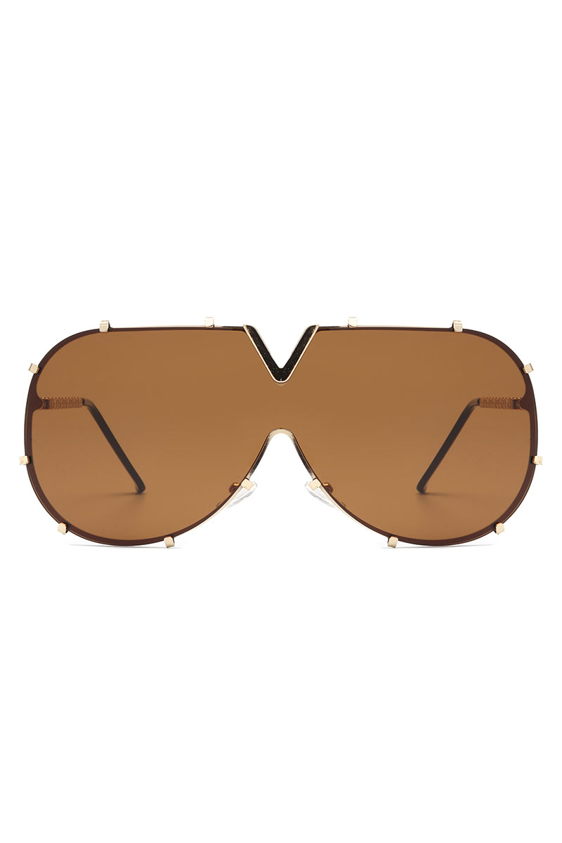 Dazzle - Oversized Luxury Aviator Sunglasses-3