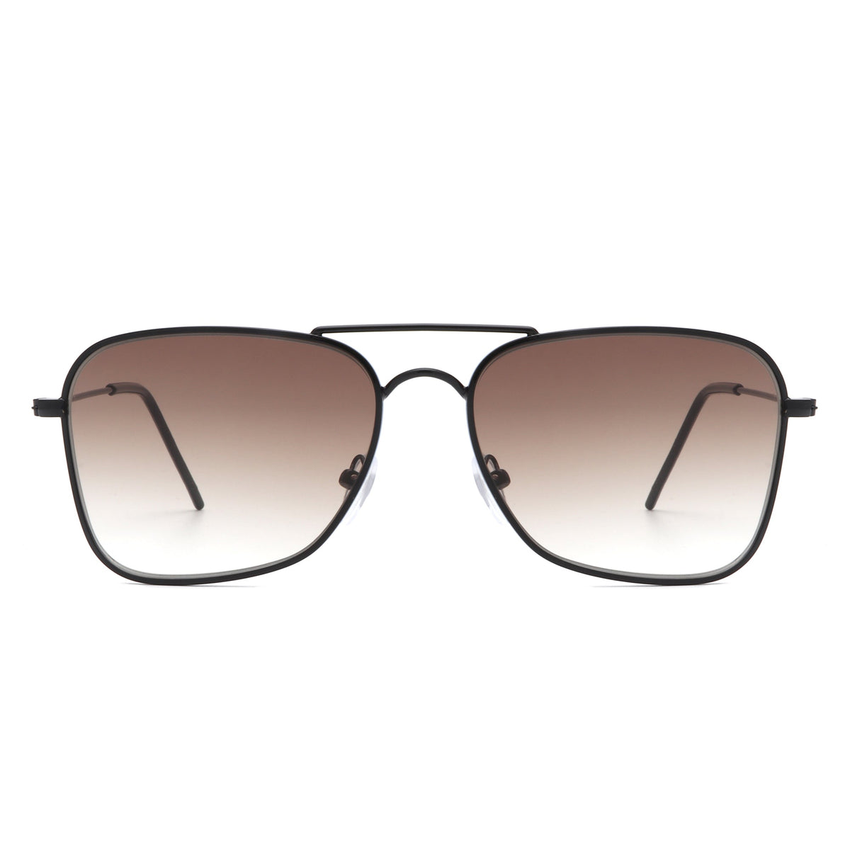 Whirl - Geometric Square Brow-Bar Fashion Sunglasses-3