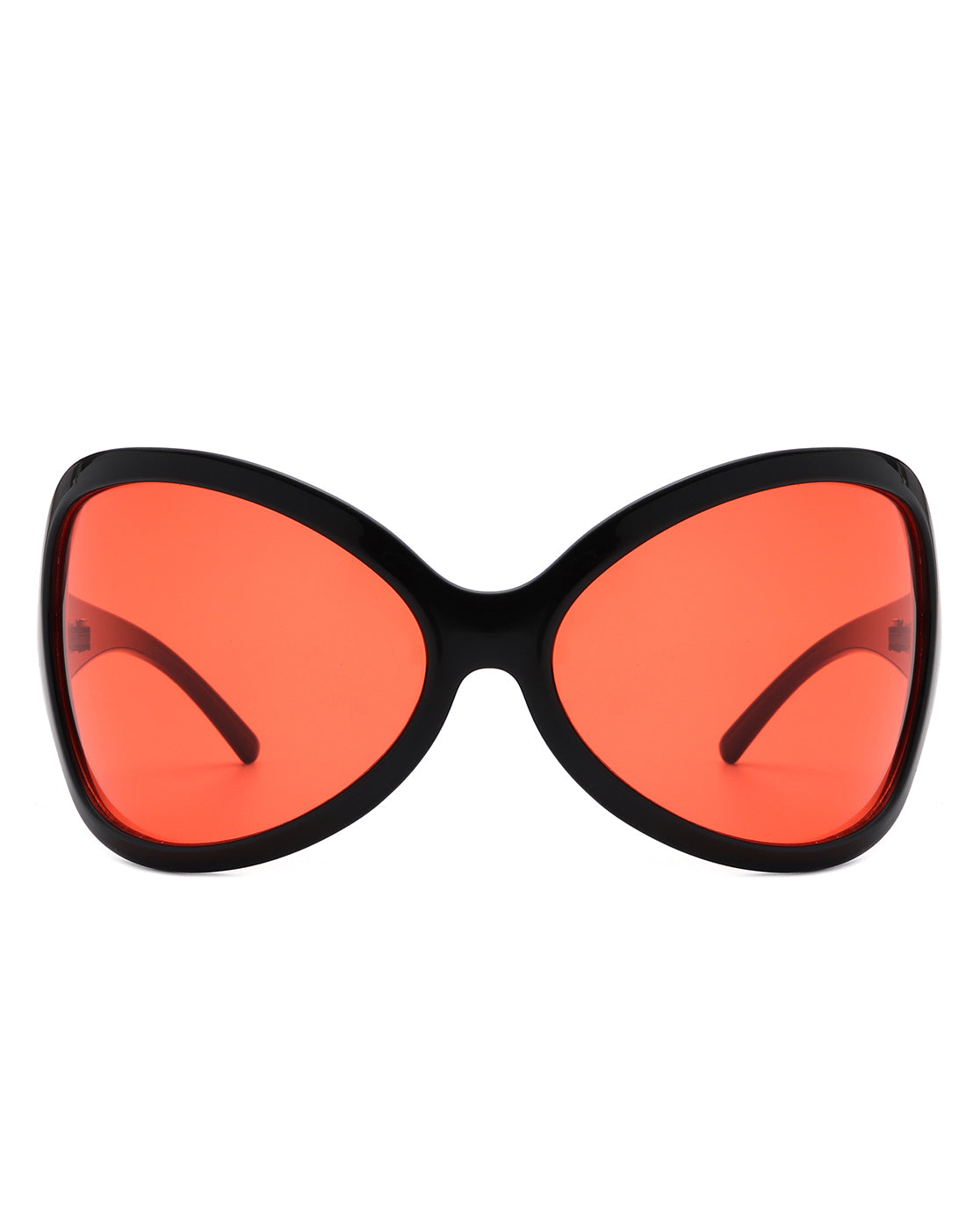 Luna - Oversized Triangle Butterfly Shape Women's Sunglasses-4