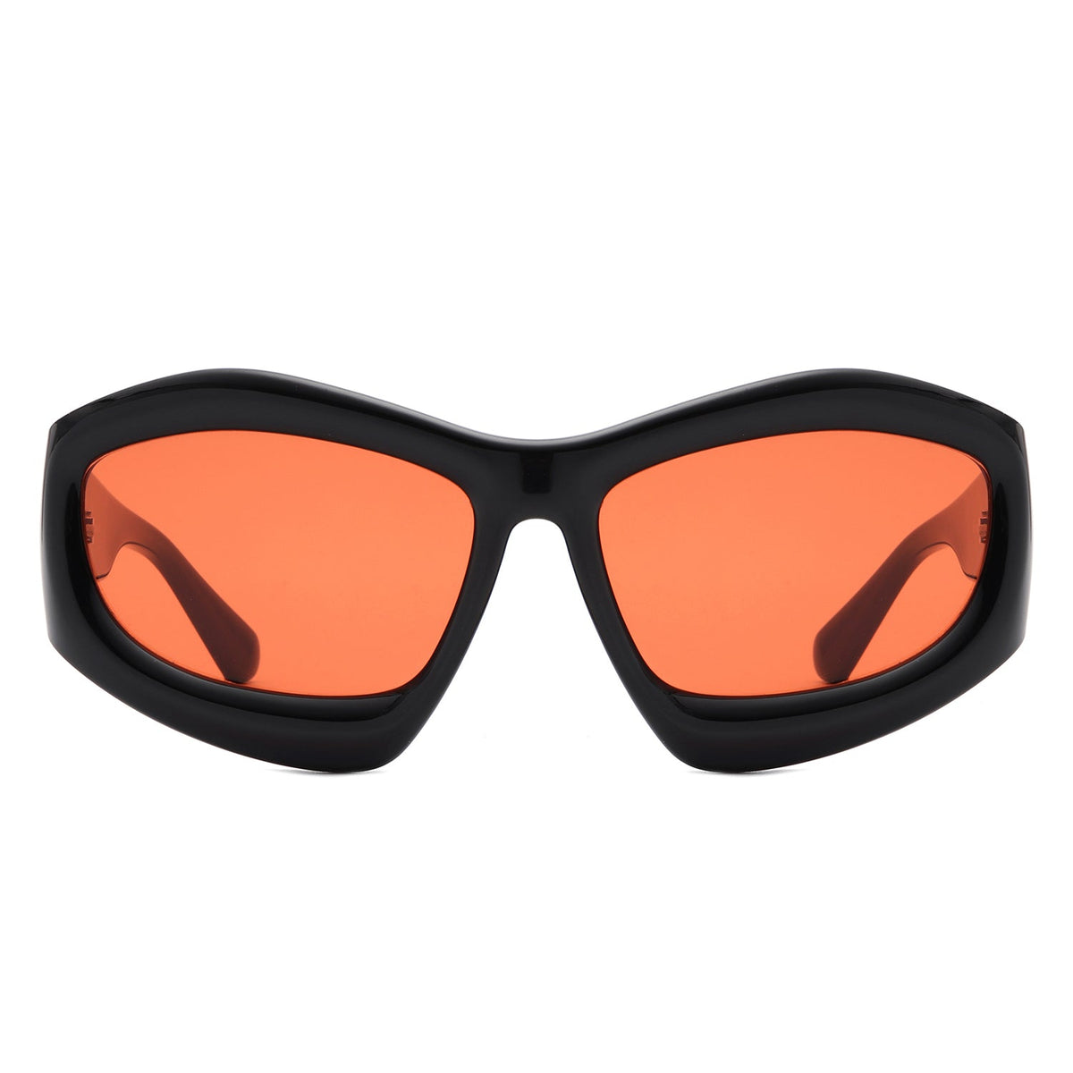Xaron - Geometric Square Tinted Oversize Chunky Fashion Sunglasses-1