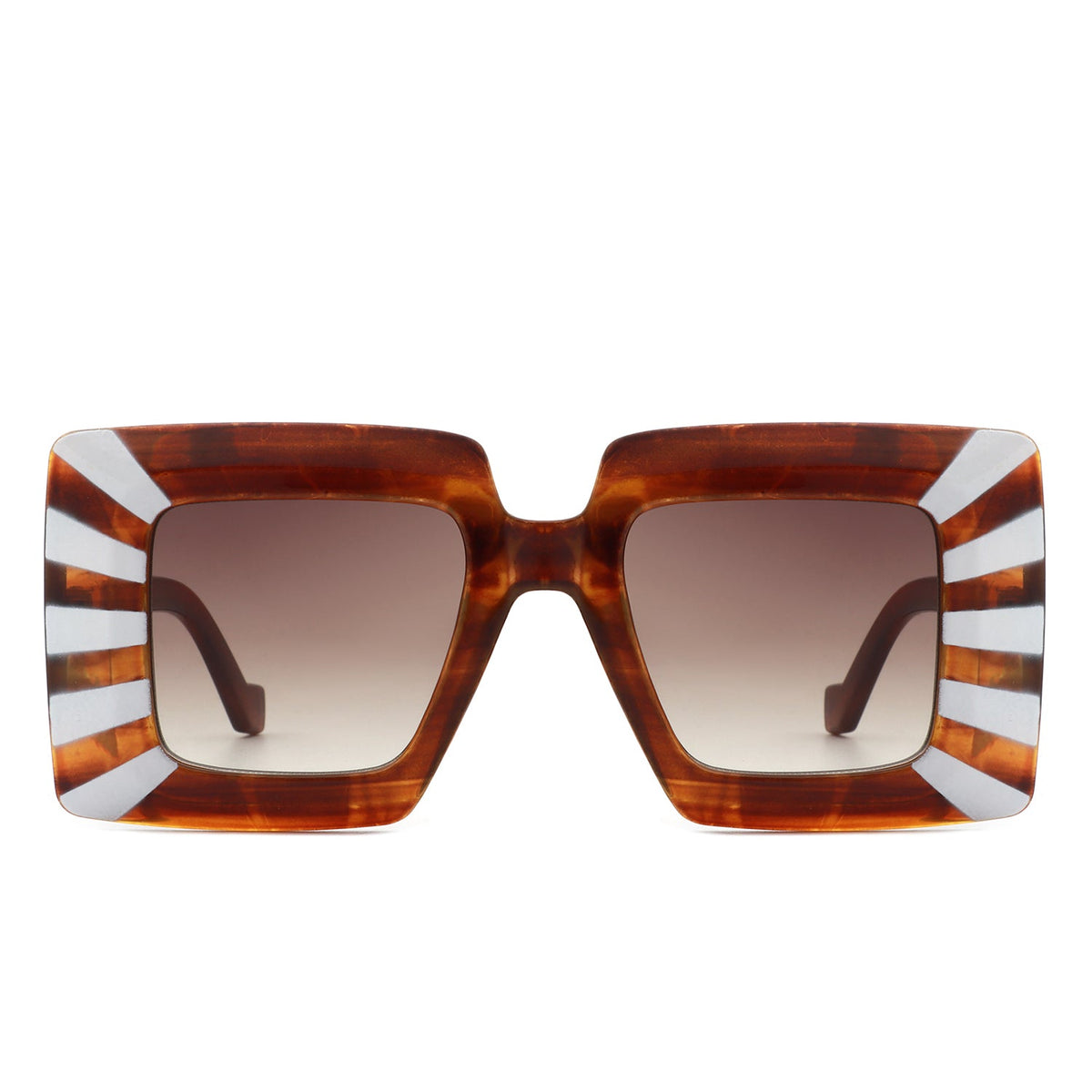 Caelum - Oversized Flat Top Square Women's Sunglasses-1