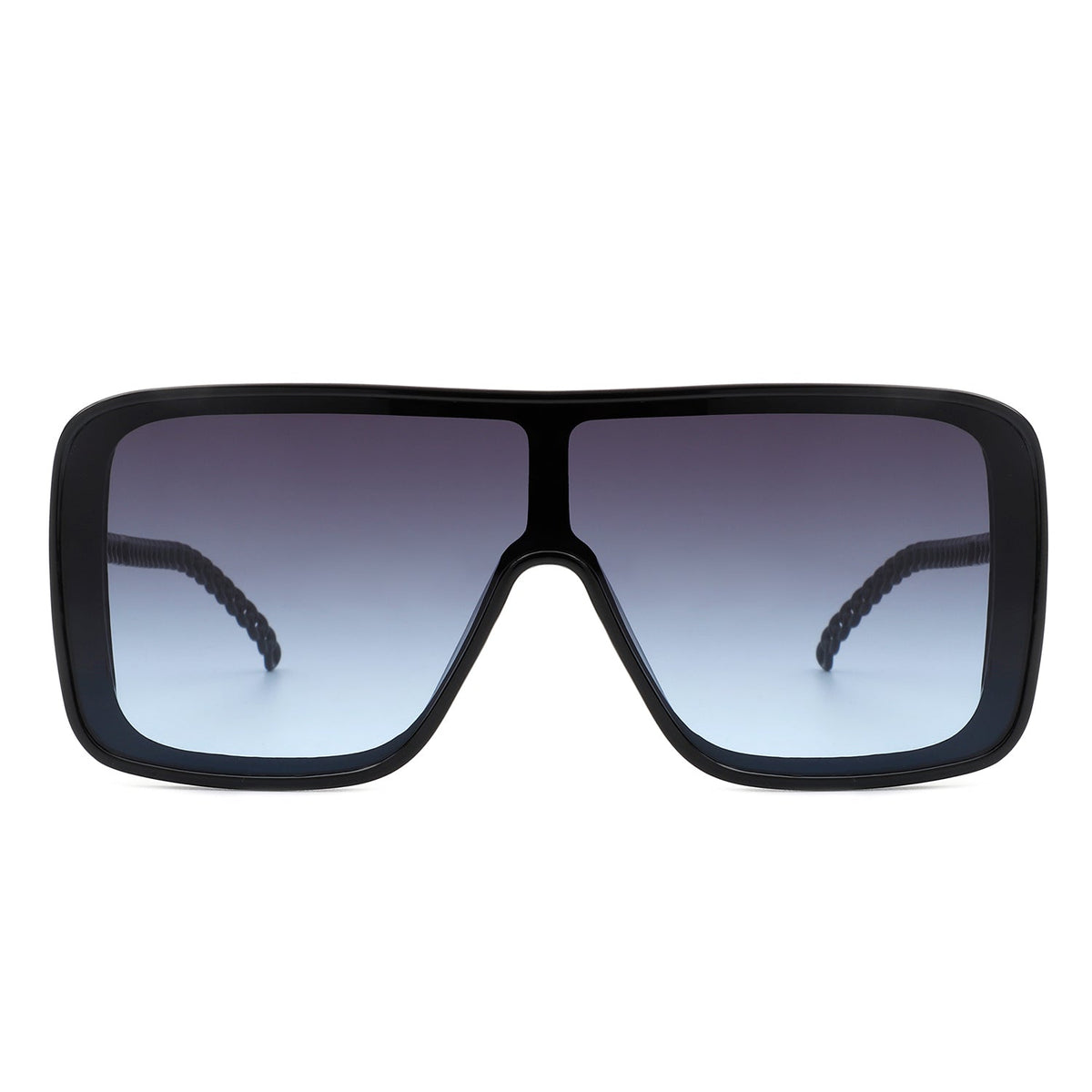 Wildwind - Square Fashion Flat Top Oversize Retro Sunglasses-1