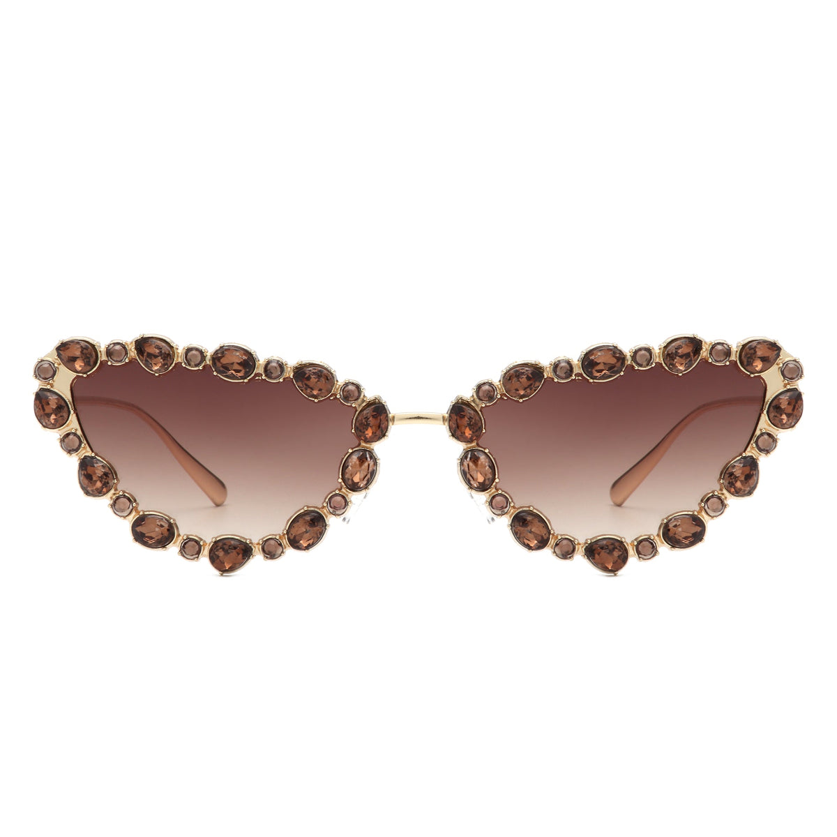 Elevate - Luxury Rhinestone Cat Eye Sunglasses-3