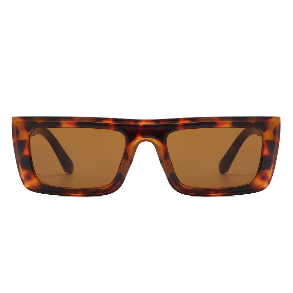 Tybalt - Retro Rectangle Square Flat Top Sunglasses-2