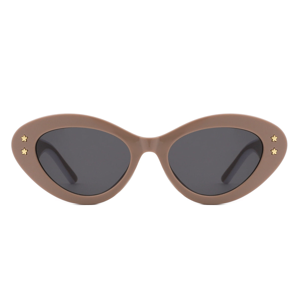 Elandor - Cat Eye Oval Star Designed Sunglasses-3