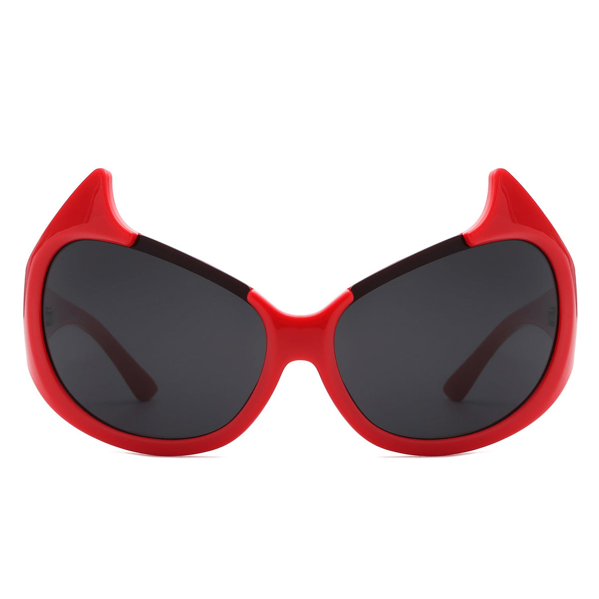 Vaelin - Oversized Round Fashion Cat Eye Sunglasses-1