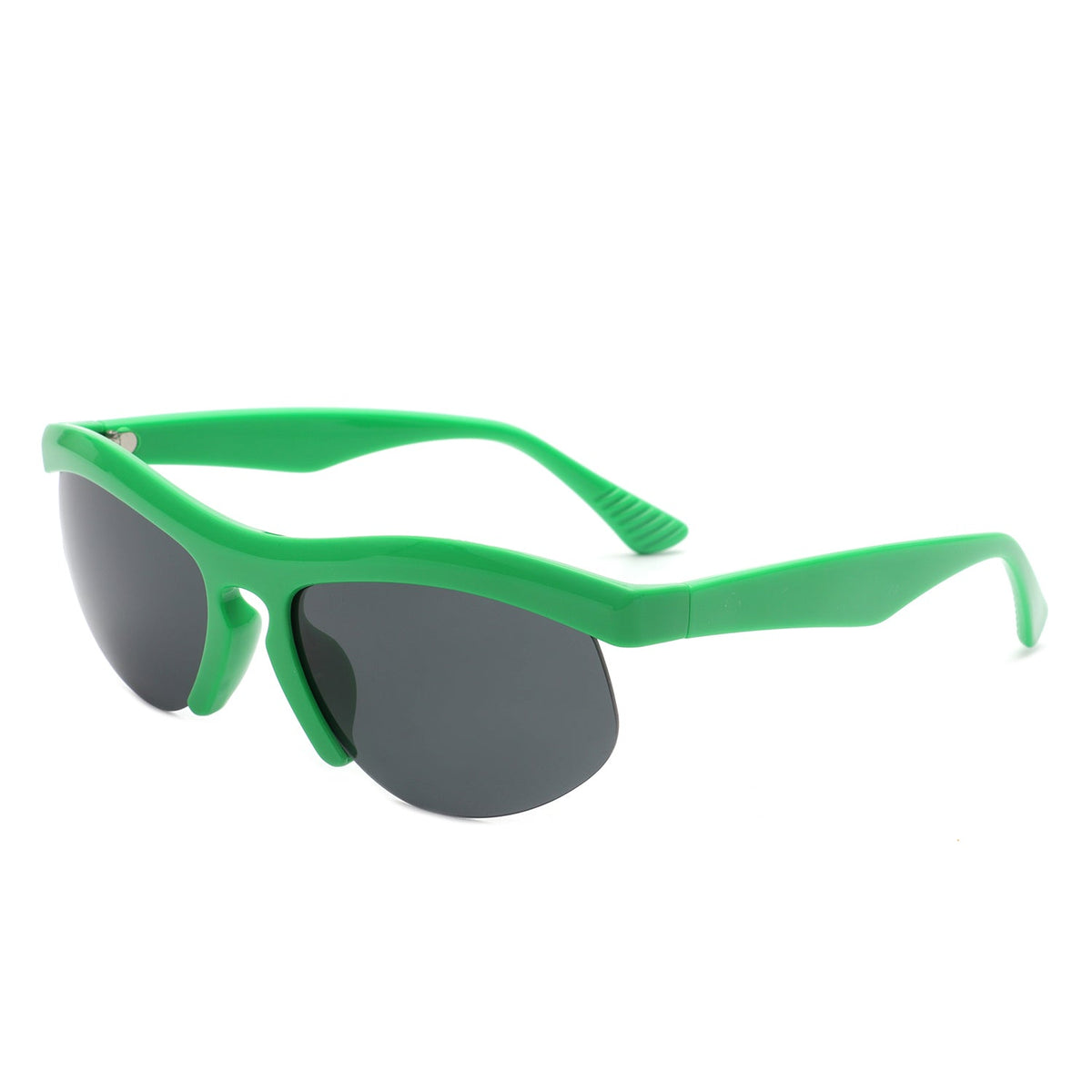 Fliygua - Rectangle Half Frame Sport Square Sunglasses-0