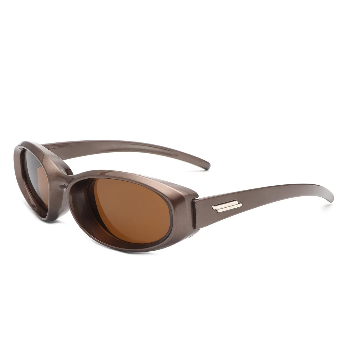 Nudge - Rectangle Retro Chic Oval Fashion Sunglasses-0
