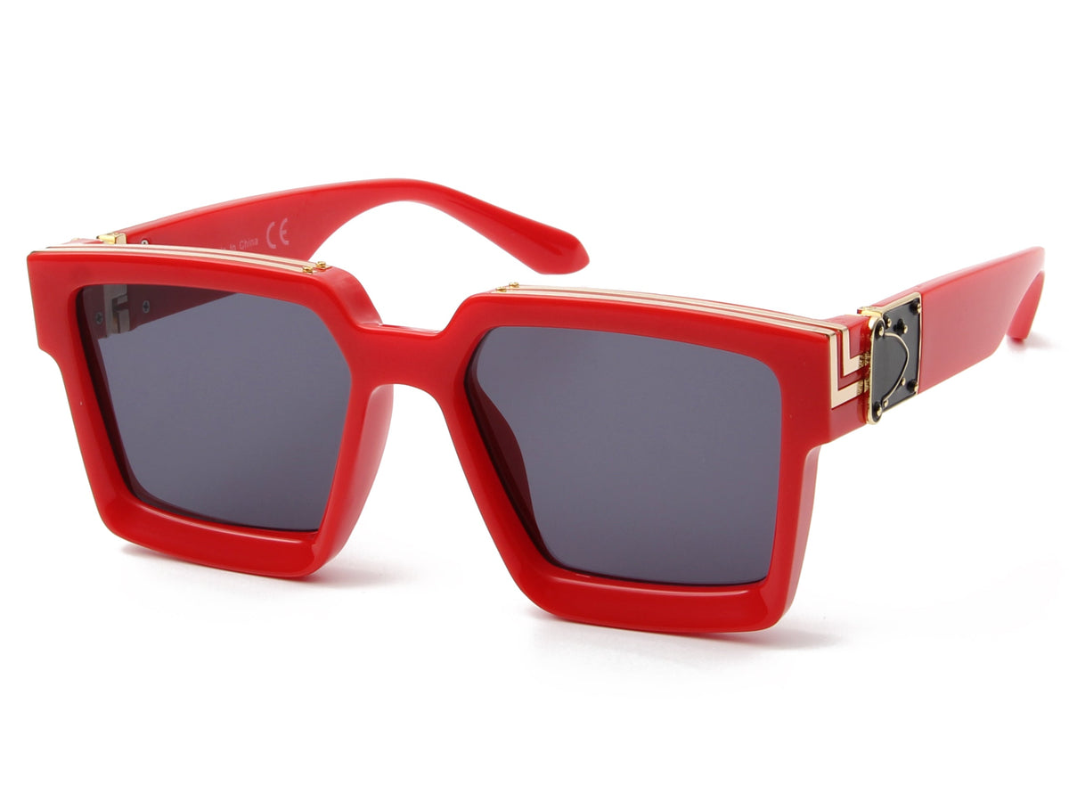 Evanston | Classic Retro Vintage Square Fashion Sunglasses-0