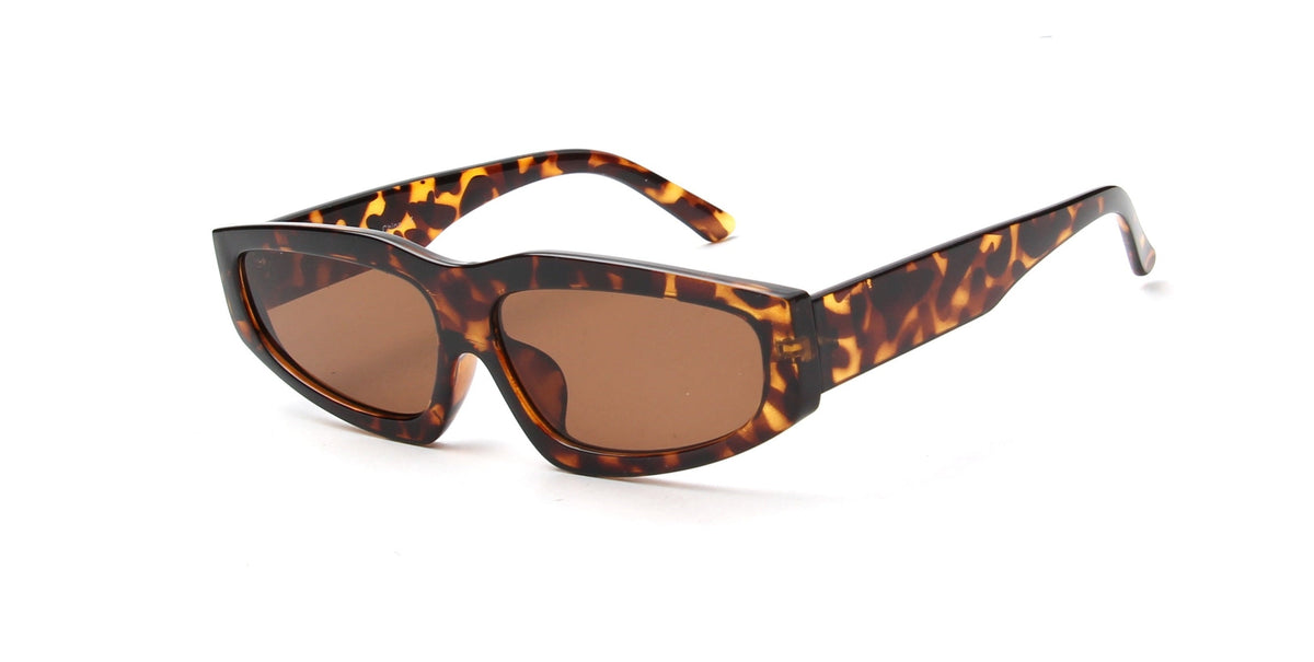 Odessa | Retro Thick Rectangle Unisex Fashion Sunglasses-0