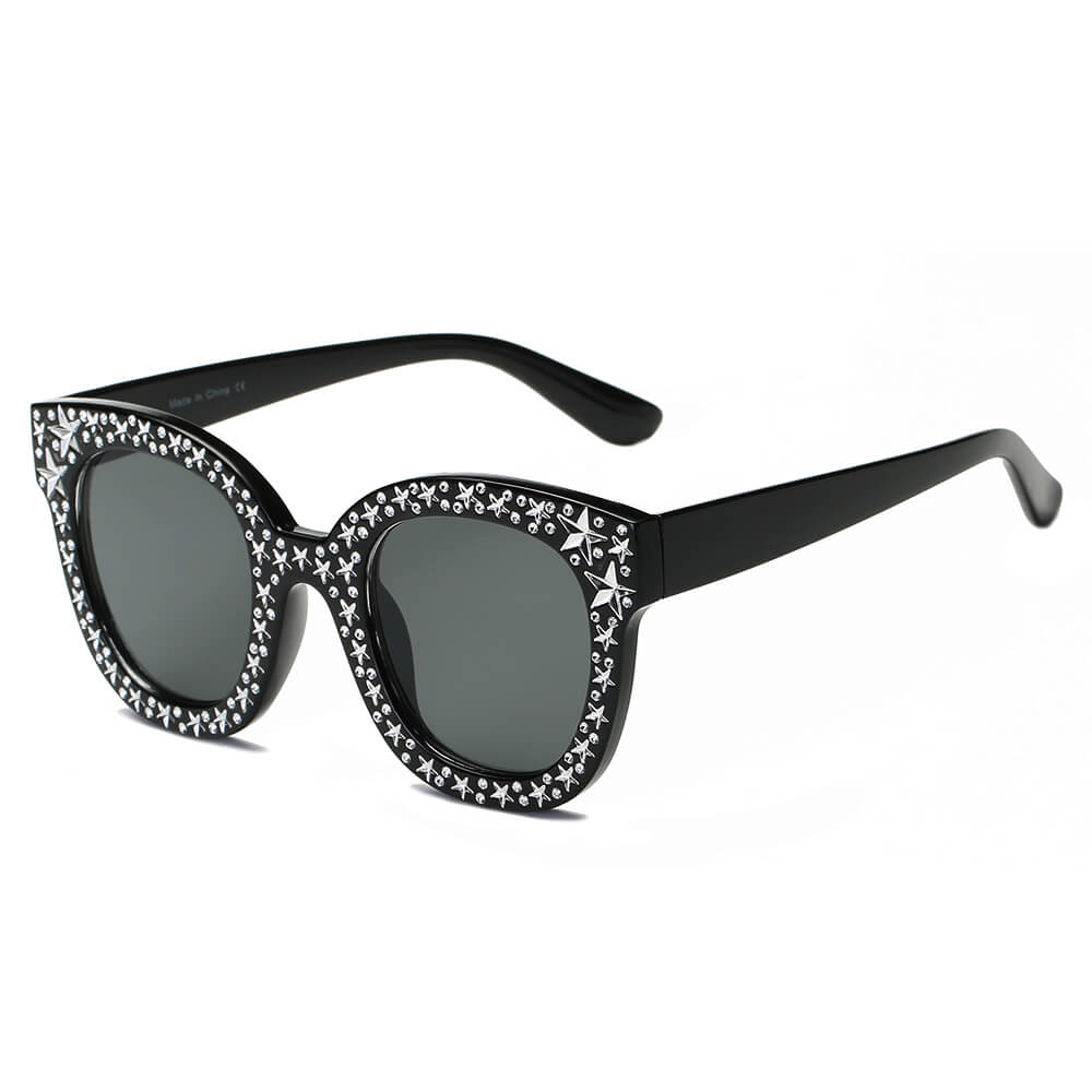 DOSWELL | Women Fashion Oversize Round Sunglasses-0