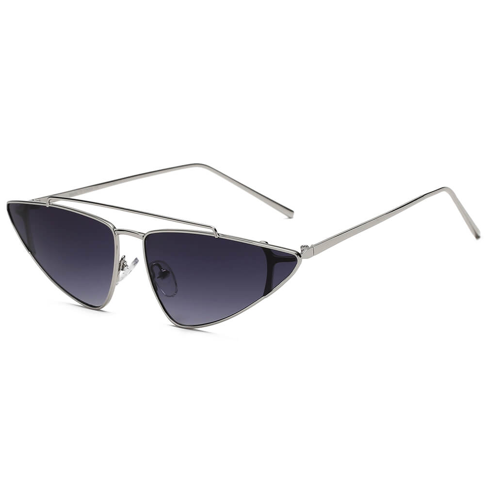 COHASSET | Women Small Retro Vintage Cat Eye Sunglasses-2