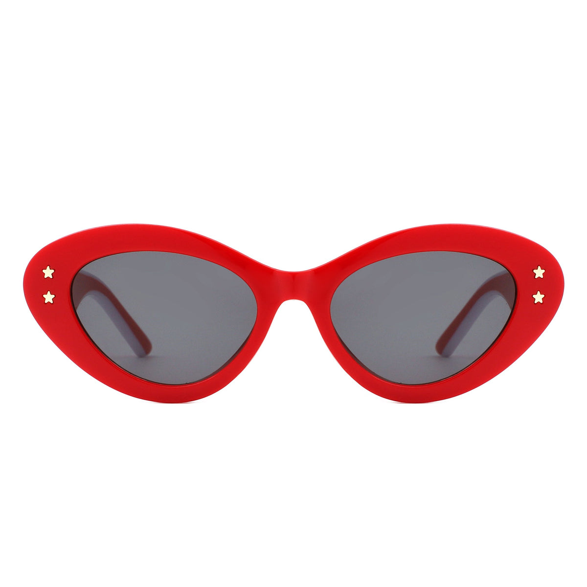 Elandor - Cat Eye Oval Star Designed Sunglasses-4