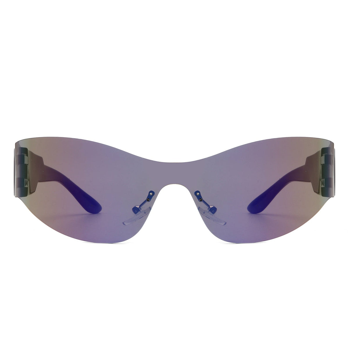 Galadriel - Futuristic Mirrored Cyberpunk Sport Sunglasses-4