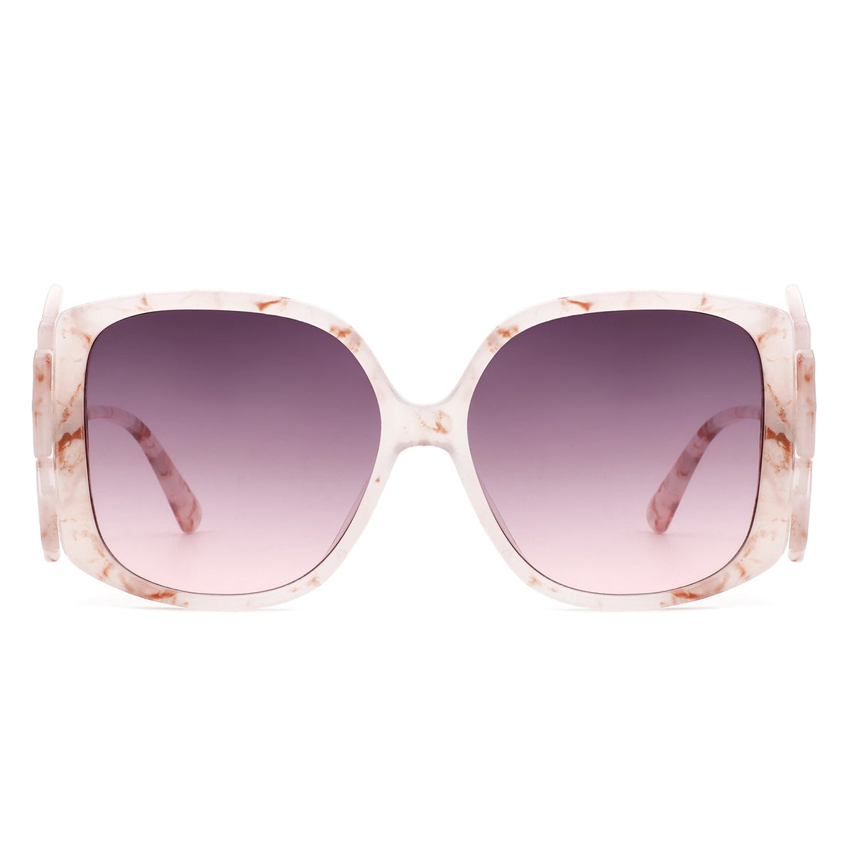 Vortexia - Oversize Irregular Frame Large Fashion Square Sunglasses-4