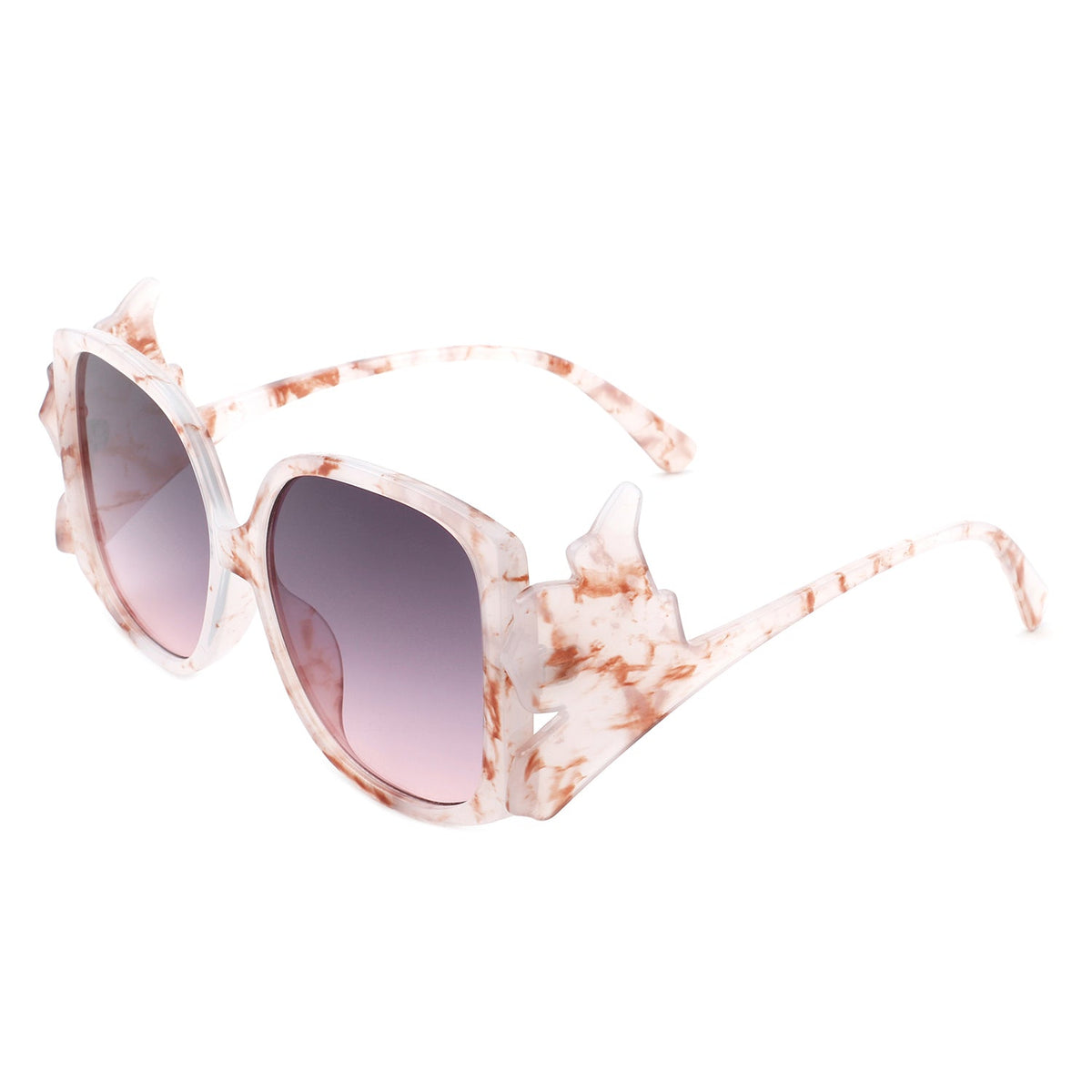 Vortexia - Oversize Irregular Frame Large Fashion Square Sunglasses-5