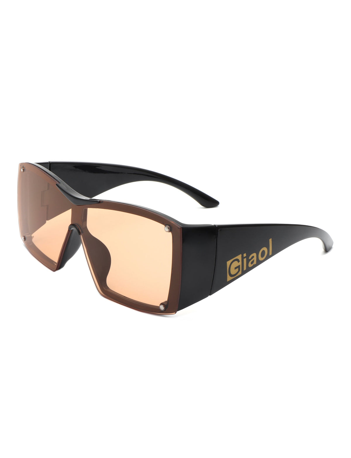 Fizz - Oversized Thick Frame Wrap-Around Women's Square Sunglasses-5