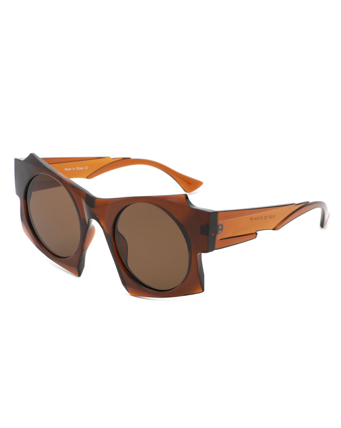 Tyren - Geometric Oversized Square Sunglasses-5