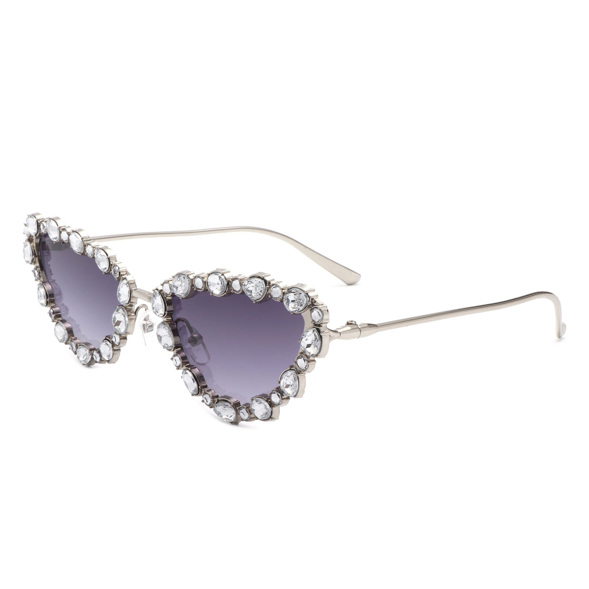 Elevate - Luxury Rhinestone Cat Eye Sunglasses-5