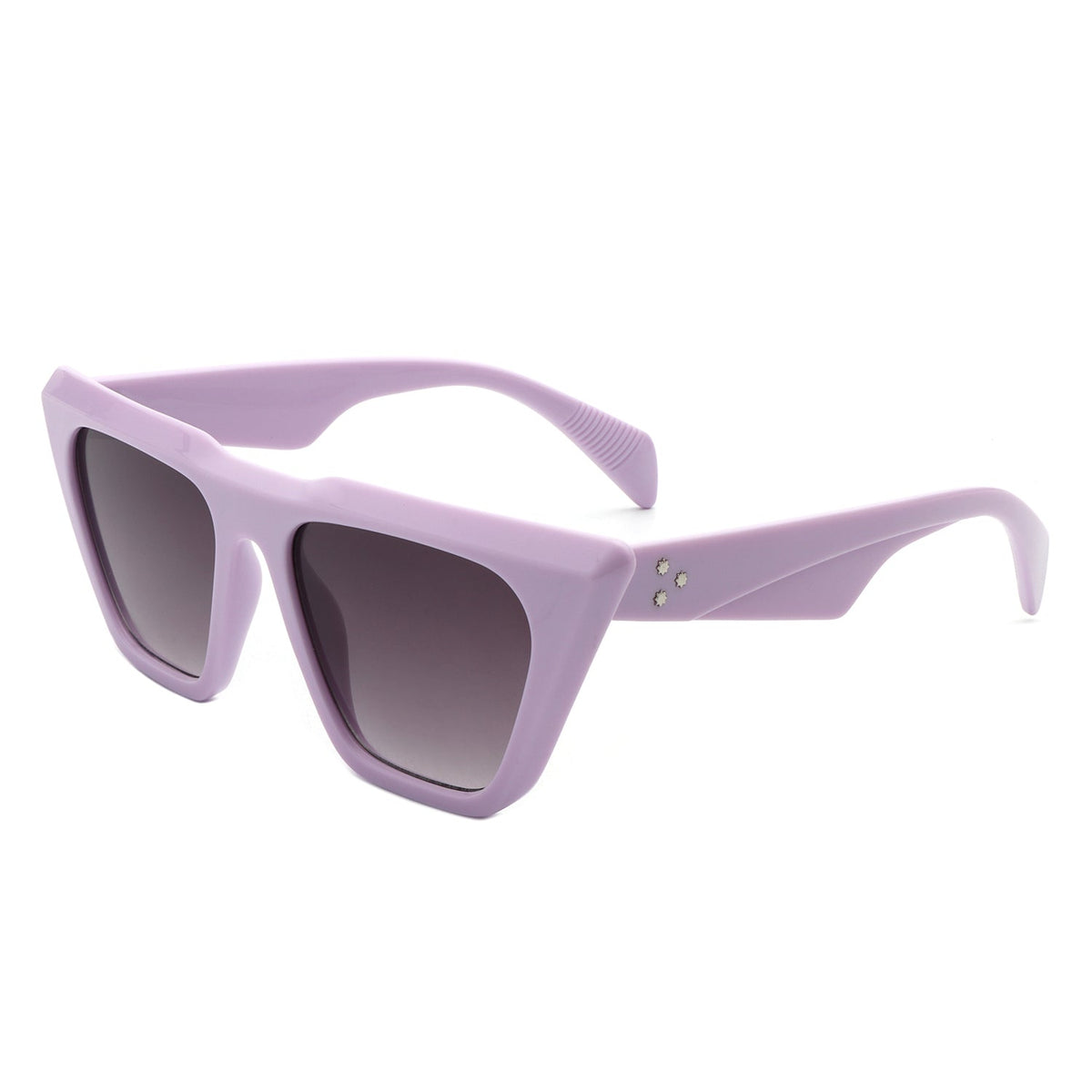 Lyra - Retro Cat Eye Flat Top Square Fashion Sunglasses-6