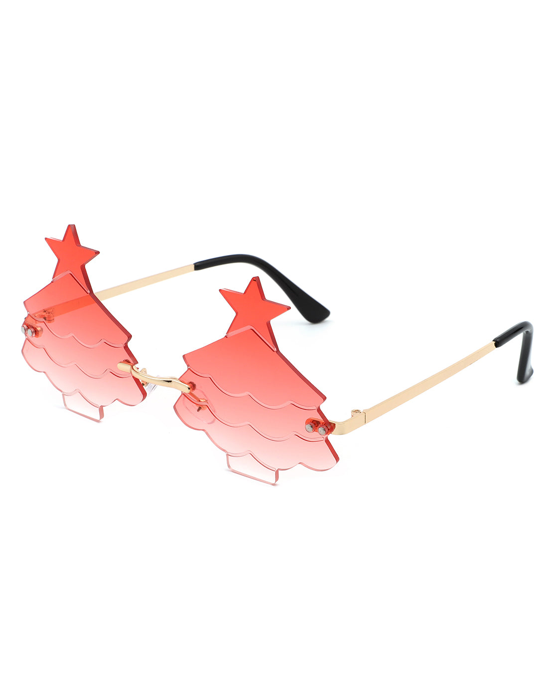 Nyxara - Novelty Christmas Tree Tinted Sunglasses-0
