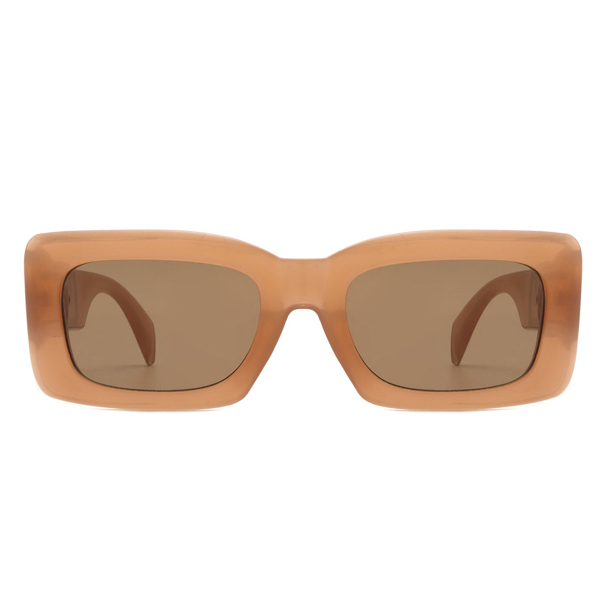 Ublaeso - Retro Square Thick Frame Luxury Fashion Sunglasses-3