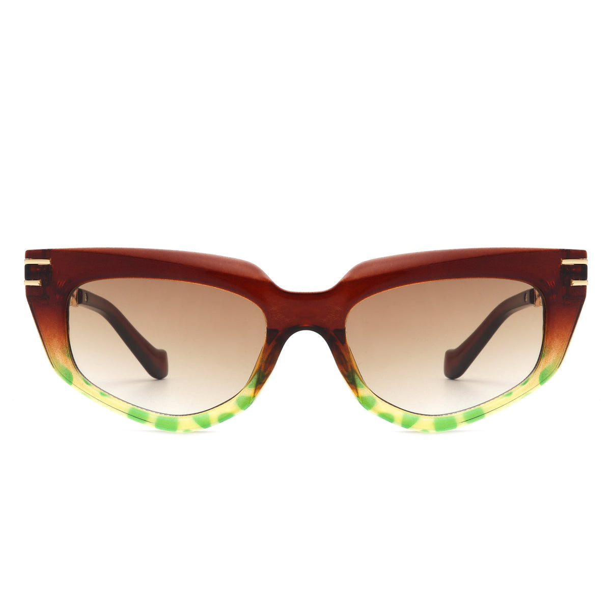 Skylight - Women's Chic Chain Link Design Cat Eye Sunglasses-1