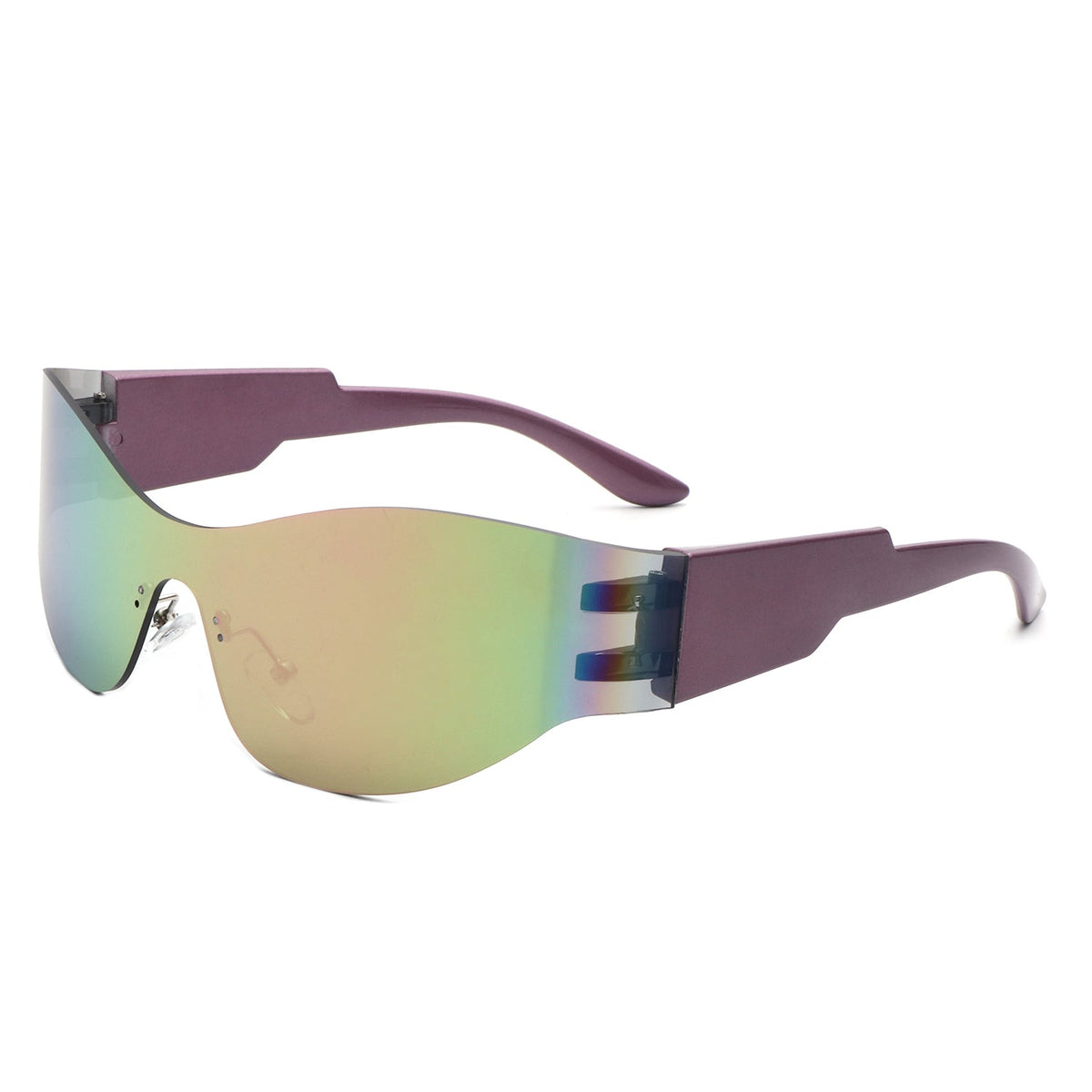 Galadriel - Futuristic Mirrored Cyberpunk Sport Sunglasses-6