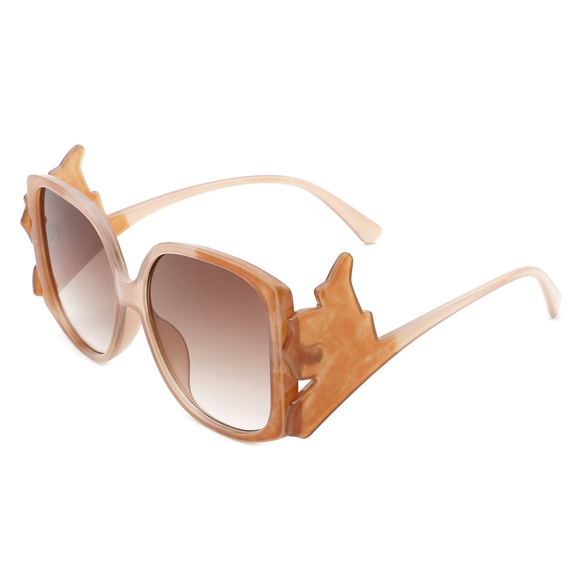Vortexia - Oversize Irregular Frame Large Fashion Square Sunglasses-6