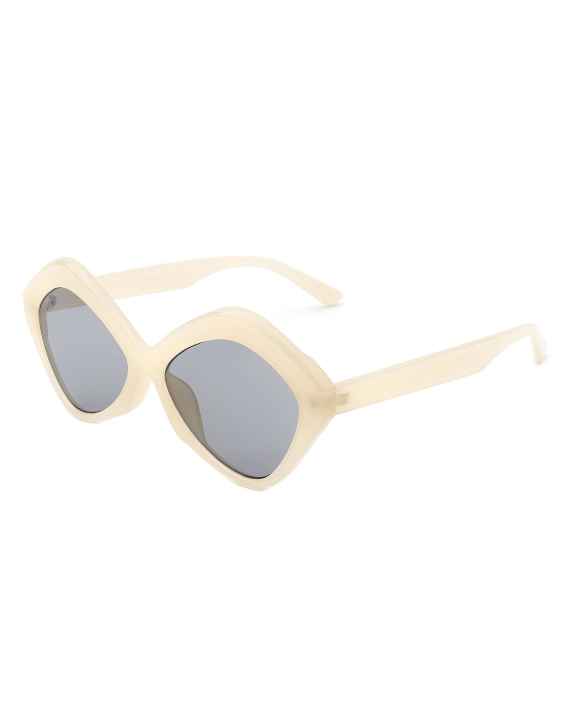 Amethyst - Women Geometric Fashion Hexagonal Cat Eye Sunglasses-6