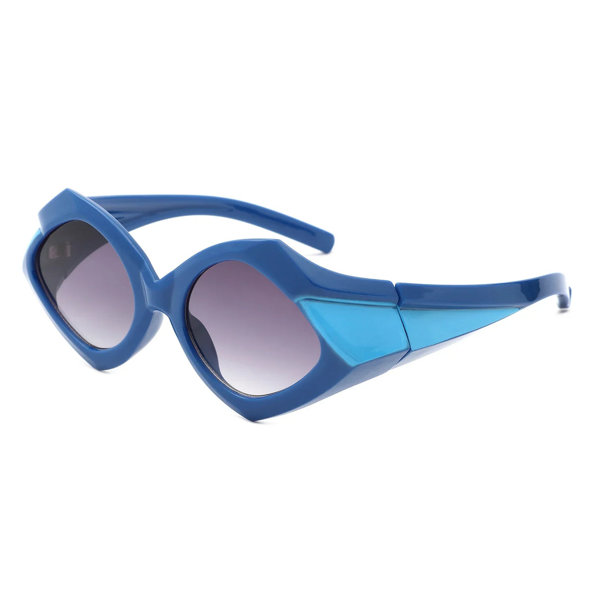Talor - Geometric Fashion Polygon Triangle Sunglasses-0