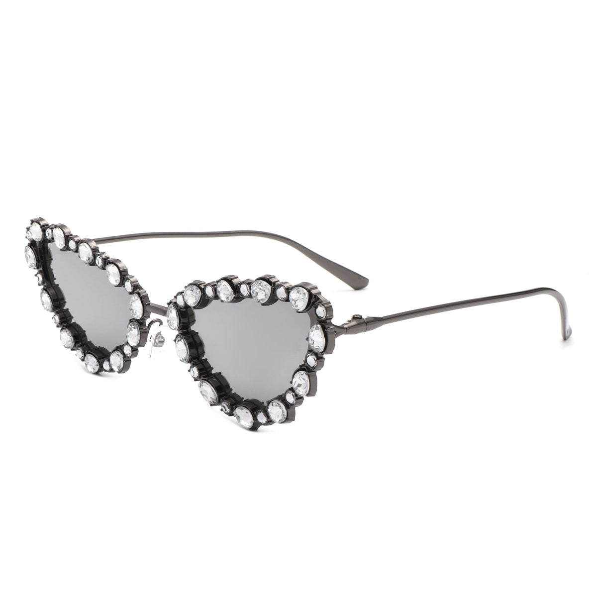 Elevate - Luxury Rhinestone Cat Eye Sunglasses-6