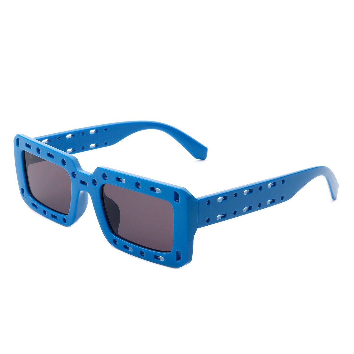Undynite - Rectangle Irregular Frame Retro Fashion Square Sunglasses-7