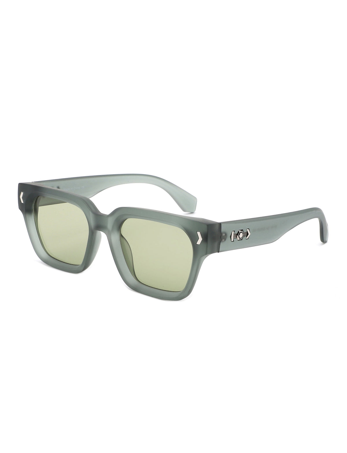 Rutrary - Retro Thick Frame Fashion Square Sunglasses-1