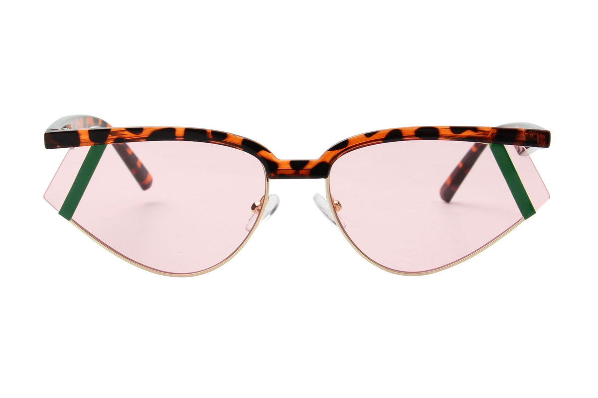 Laramie | Futuristic Rectangle Fashion Sunglasses-1