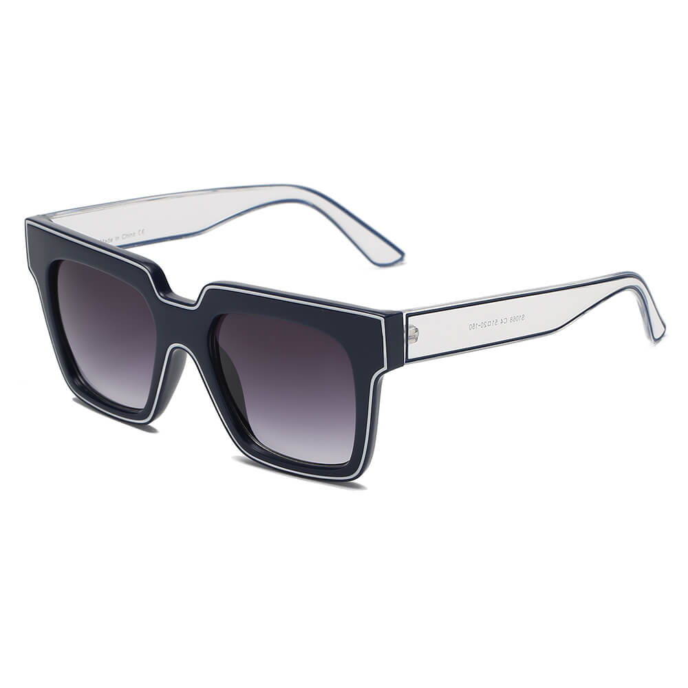 CAMDEN | Women Retro Square Oversize Sunglasses-0