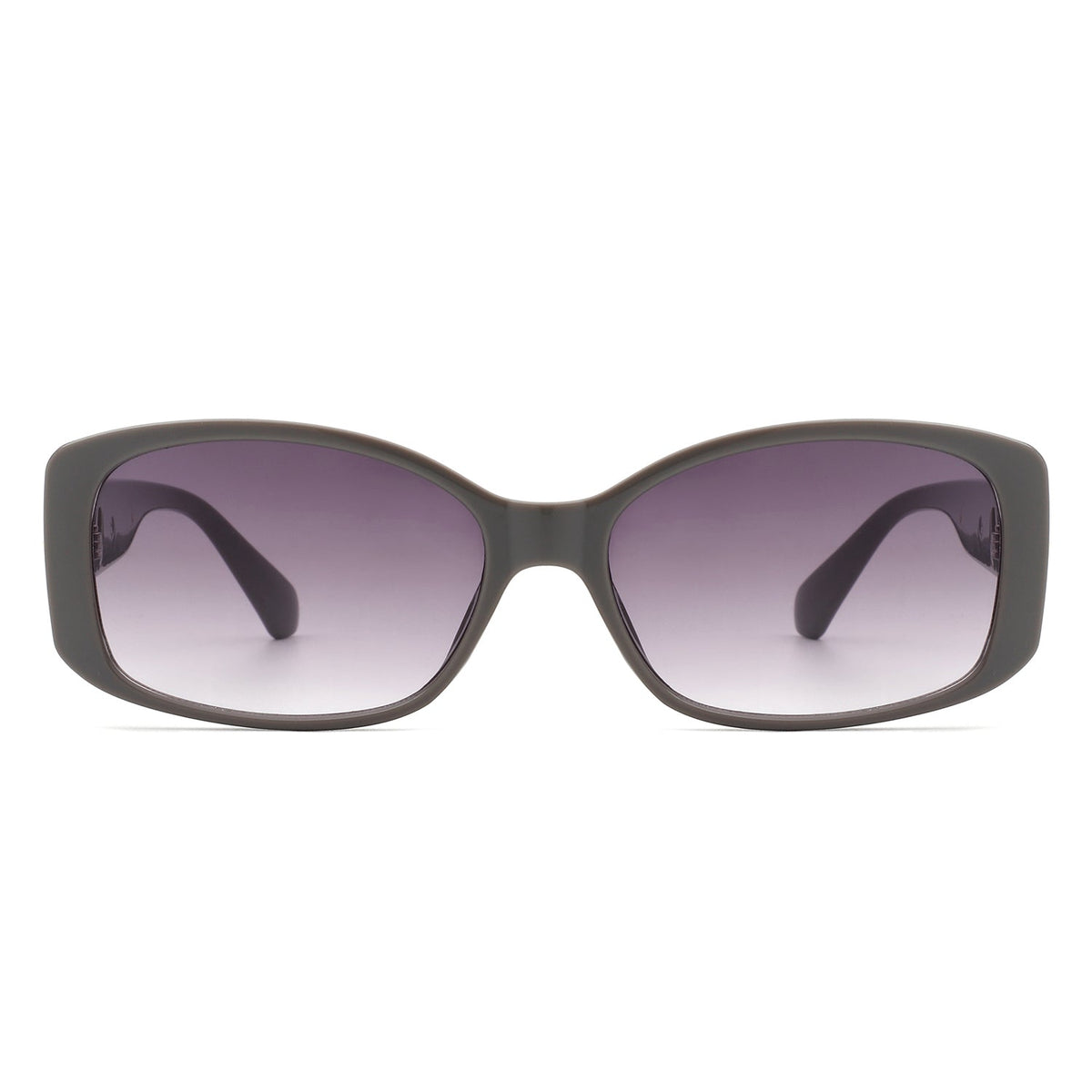 Fantasie - Rectangular Narrow Retro Tinted Fashion Square Sunglasses-1