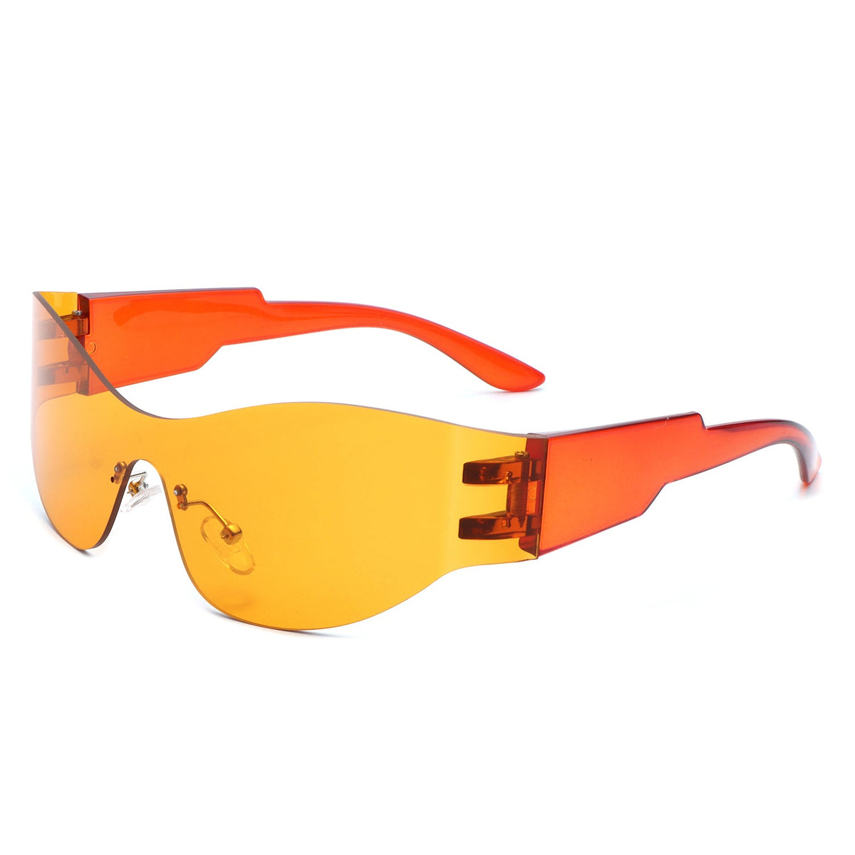 Galadriel - Futuristic Mirrored Cyberpunk Sport Sunglasses-7
