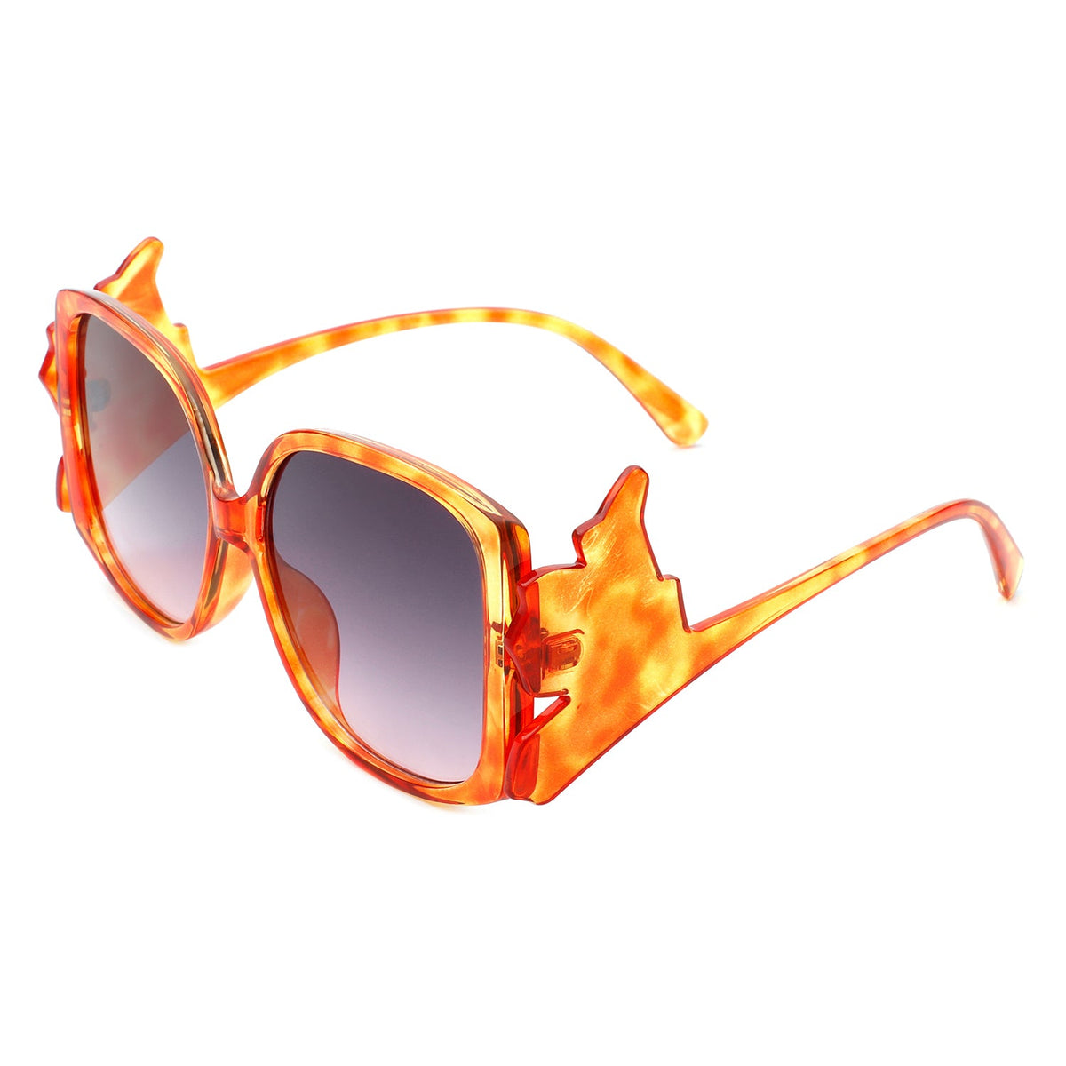 Vortexia - Oversize Irregular Frame Large Fashion Square Sunglasses-7