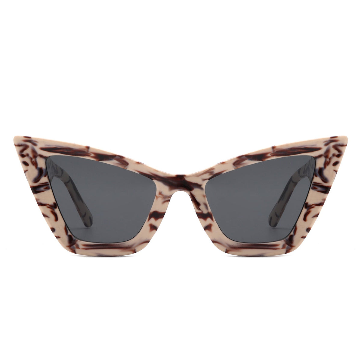 Stardaze - Retro Square High Pointed Cat Eye Sunglasses-1