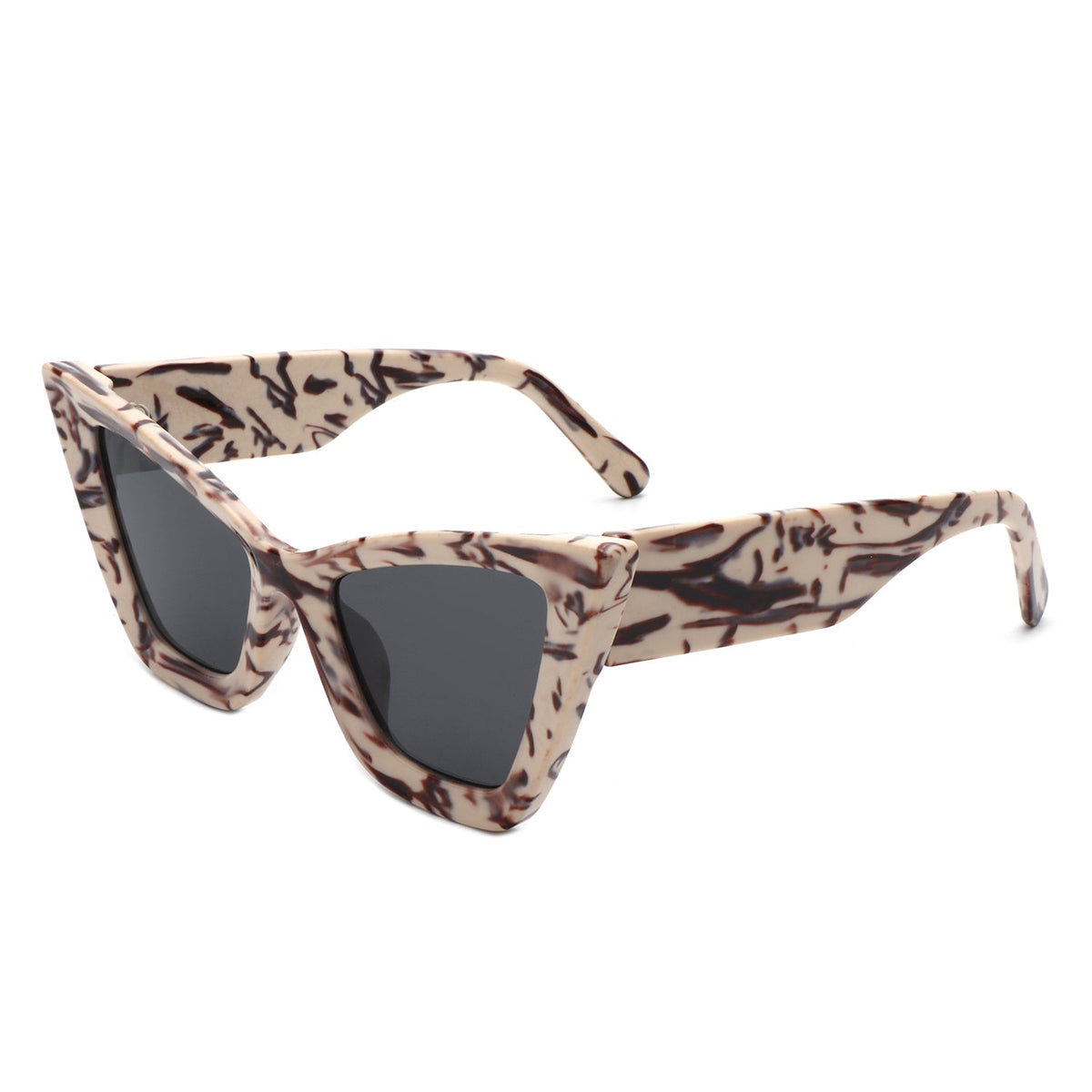 Stardaze - Retro Square High Pointed Cat Eye Sunglasses-0