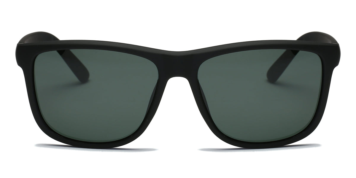 Kyler - Square Retro Flat Top Polarized Sunglasses-3