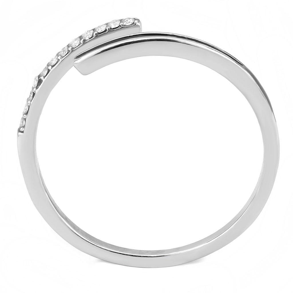 DA312 - No Plating Stainless Steel Ring with Epoxy  in Jet-2