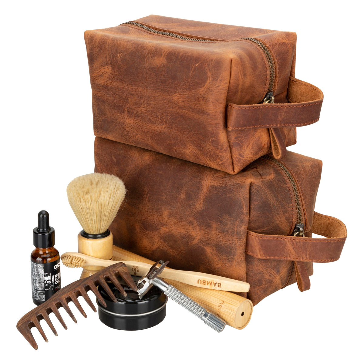 Eve Leather Dopp Kit, Medium-0