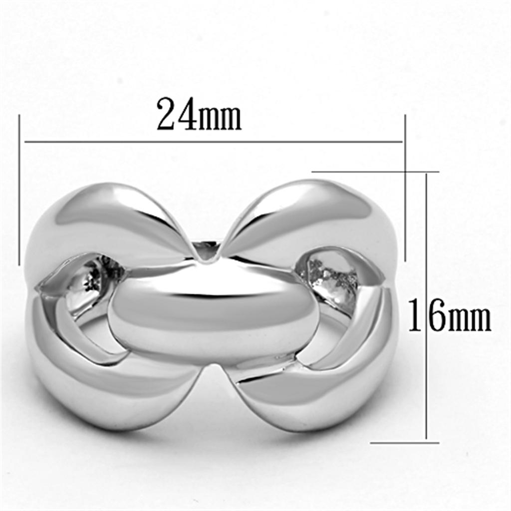 LO2962 - Rhodium Brass Ring with No Stone-1