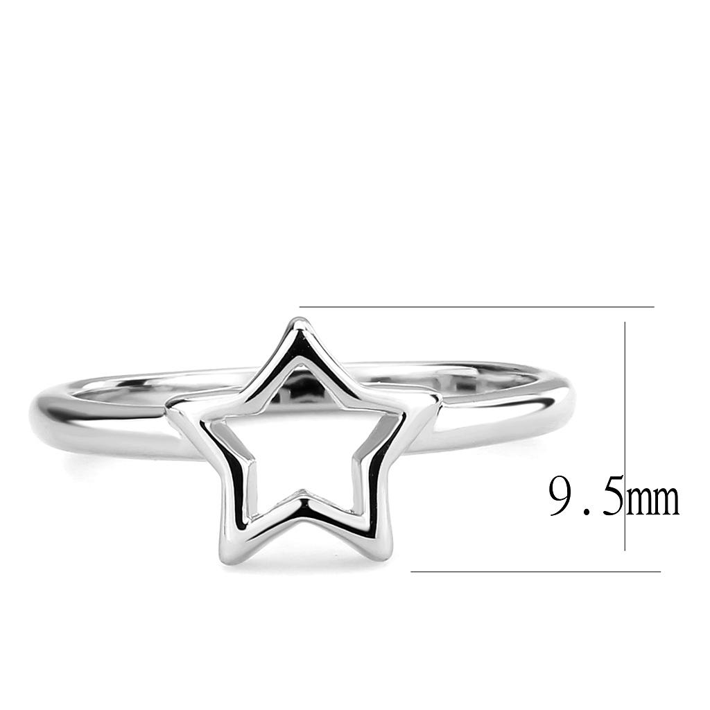 LO3982 - Rhodium Brass Ring with No Stone-1