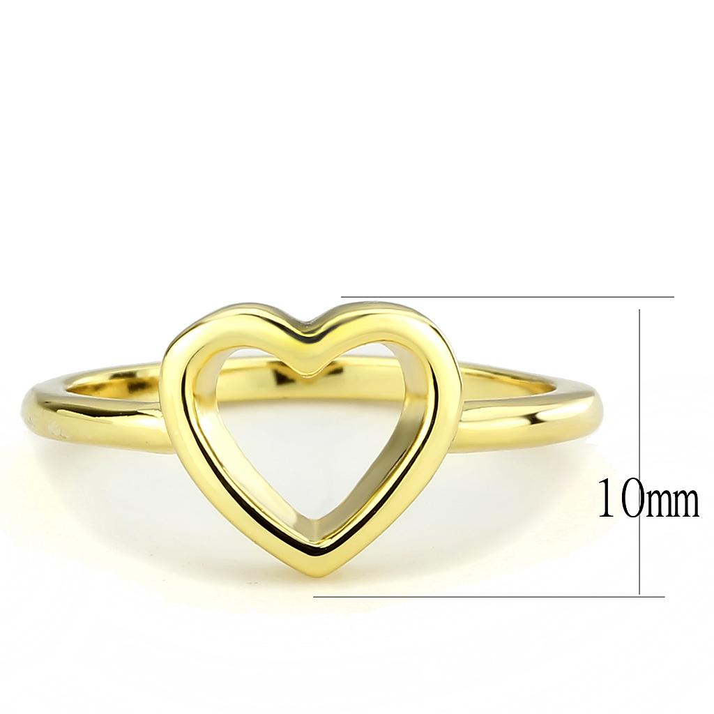 LO3985 - Flash Gold Brass Ring with No Stone-1