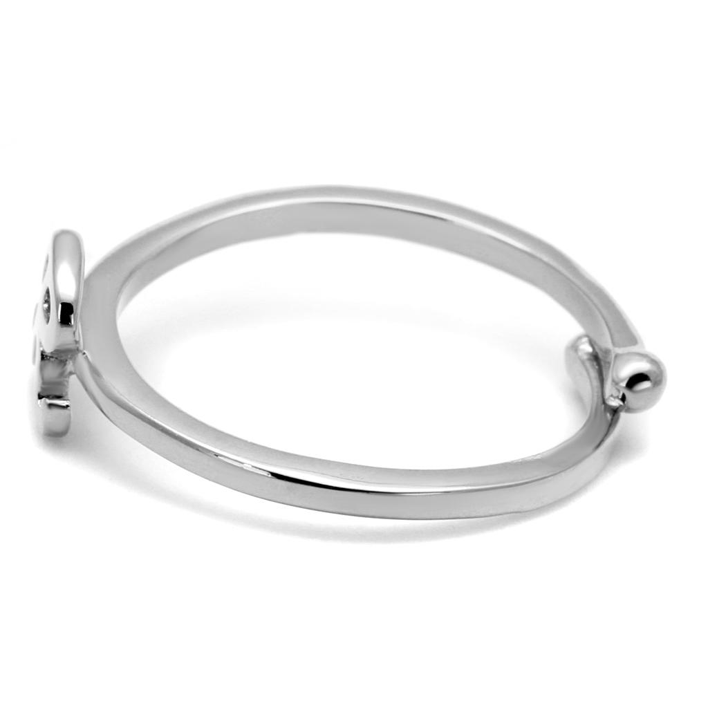 LO3995 - Rhodium Brass Ring with No Stone-2