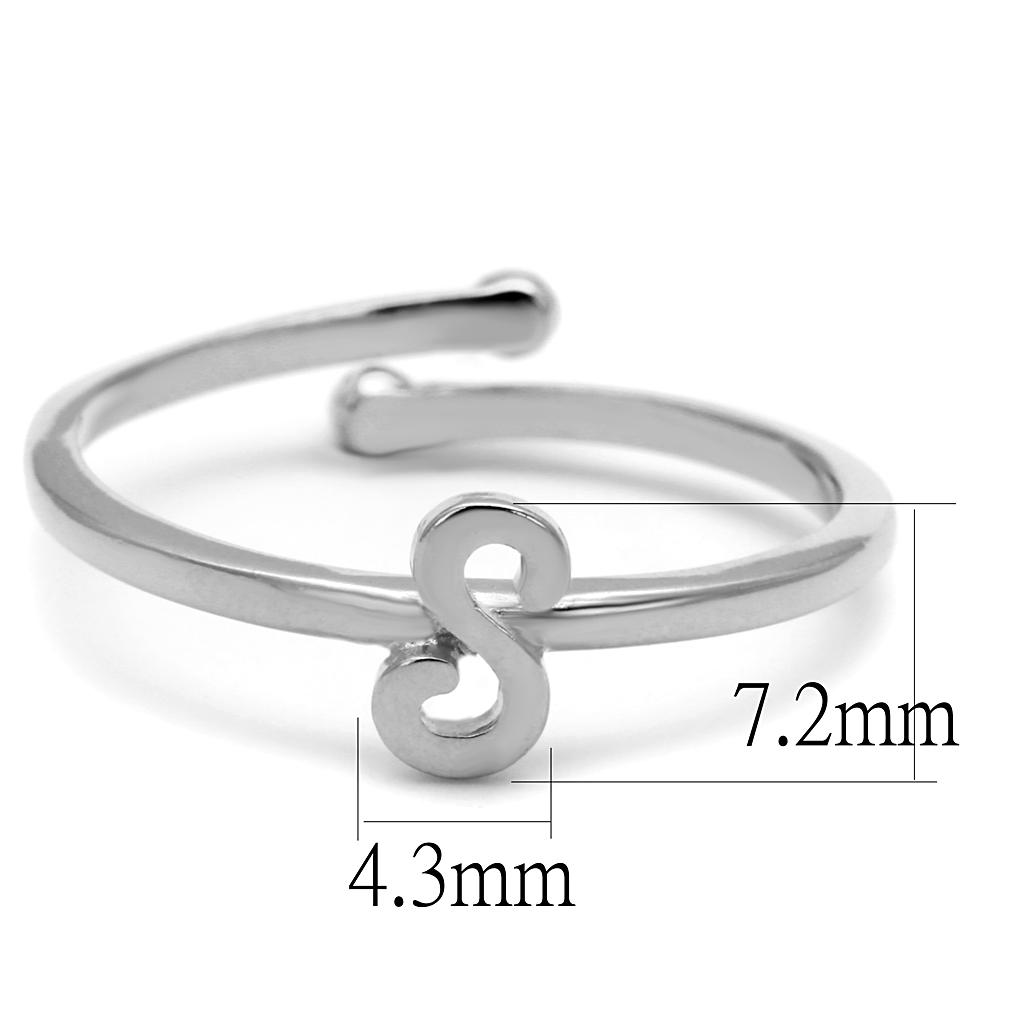 LO4013 - Rhodium Brass Ring with No Stone-1