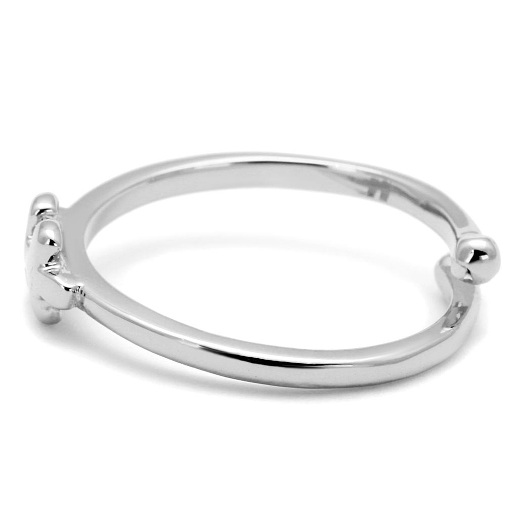 LO4027 - Rhodium Brass Ring with No Stone-2
